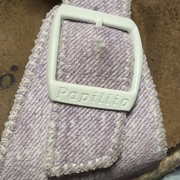 Papillio Mauve Slide Sandals with Buckle - Picture 4 of 7